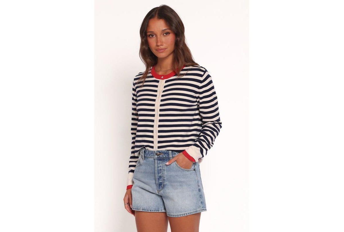 Petal and Pup Women's Scout Stripe Cardigan