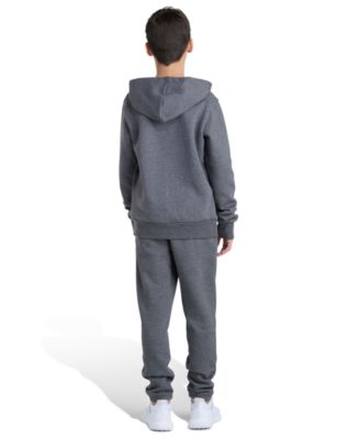 Big Boys' 8-20 Long Sleeve Pullover Hoodie and Joggers Essential Small Logo Fleece, 2-Piece Set