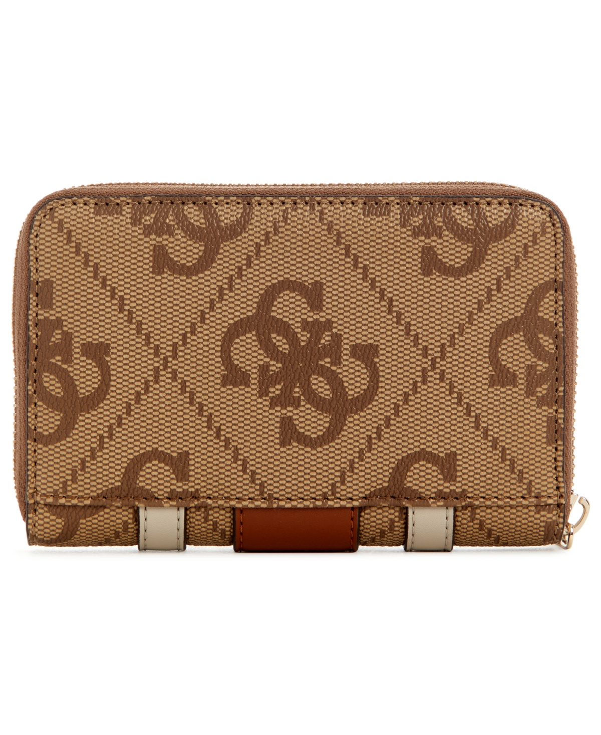 Guess Women's Erenia Slg Zip Around Wallet In Brown