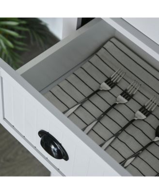 Long-Lasting Kitchen Storage Cabinet with Doors and Shelves for Pantry Organization