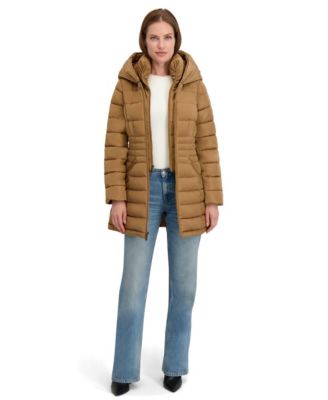 Women's Laundry By Shelli Sega Fitted Puffer Coat