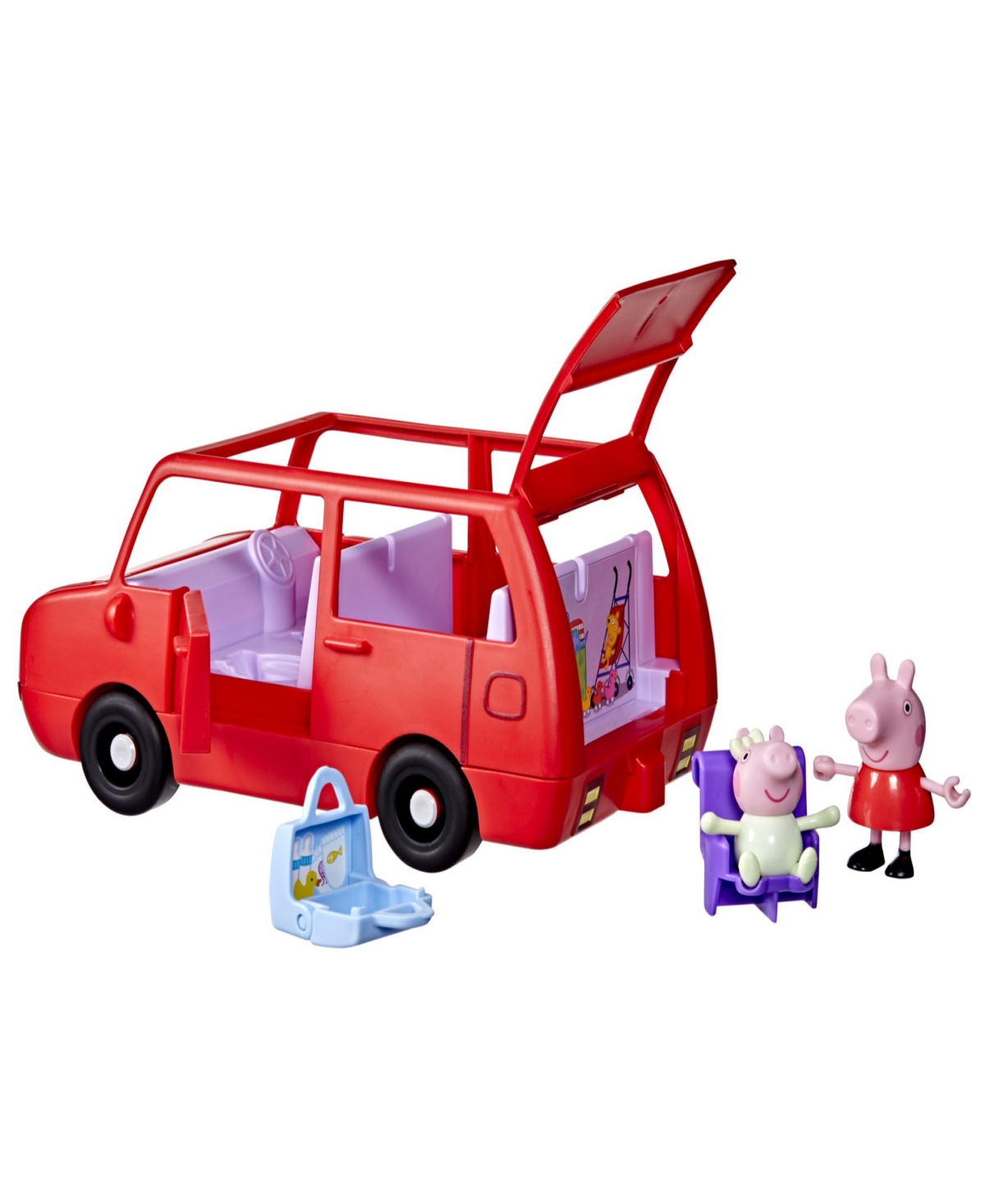 Peppa Pig Peppa's Big Family Car Playset In Transparent
