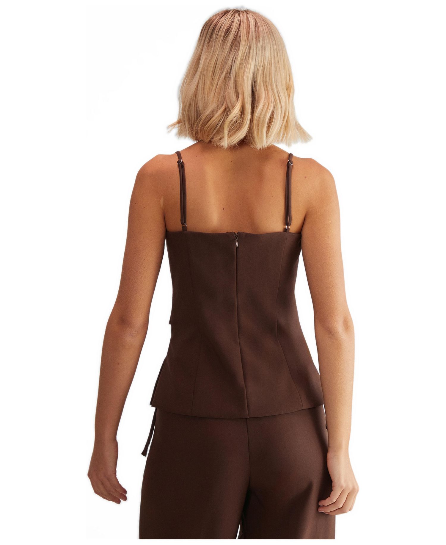 Premium Tailored Cut Out Longline Top