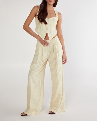 Women's Pinstripe Tailored Pants
