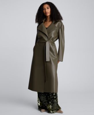 Kenneth Cole Women's Belted Trench Jacket - Macy's