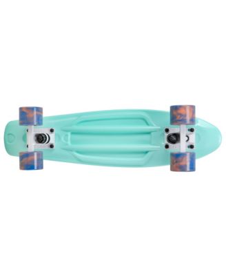 22 Inch Mini Cruiser Skateboard - OCEANIC with Swirl Wheels