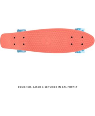 22 Inch Mini Cruiser Skateboard - OCEANIC with Swirl Wheels