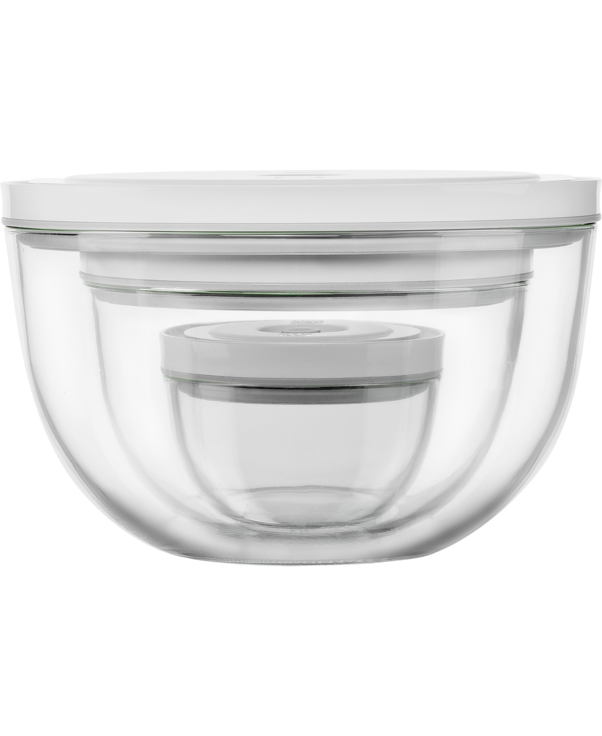Zwilling Fresh Save 3-pc. Glass Vacuum Bowl Set In Transparent