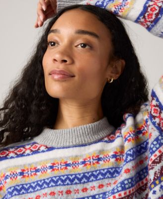 Premium Women’s Ines Fairisle Long Sleeve Sweater