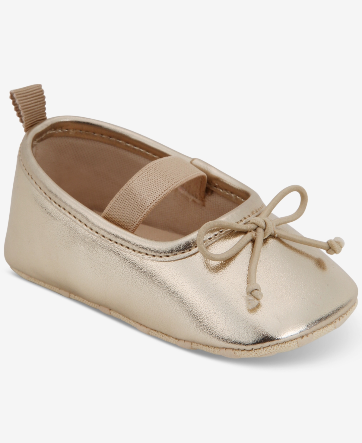 First Impressions Baby Girls Metallic Ballet Flats, Macy's Exclusive