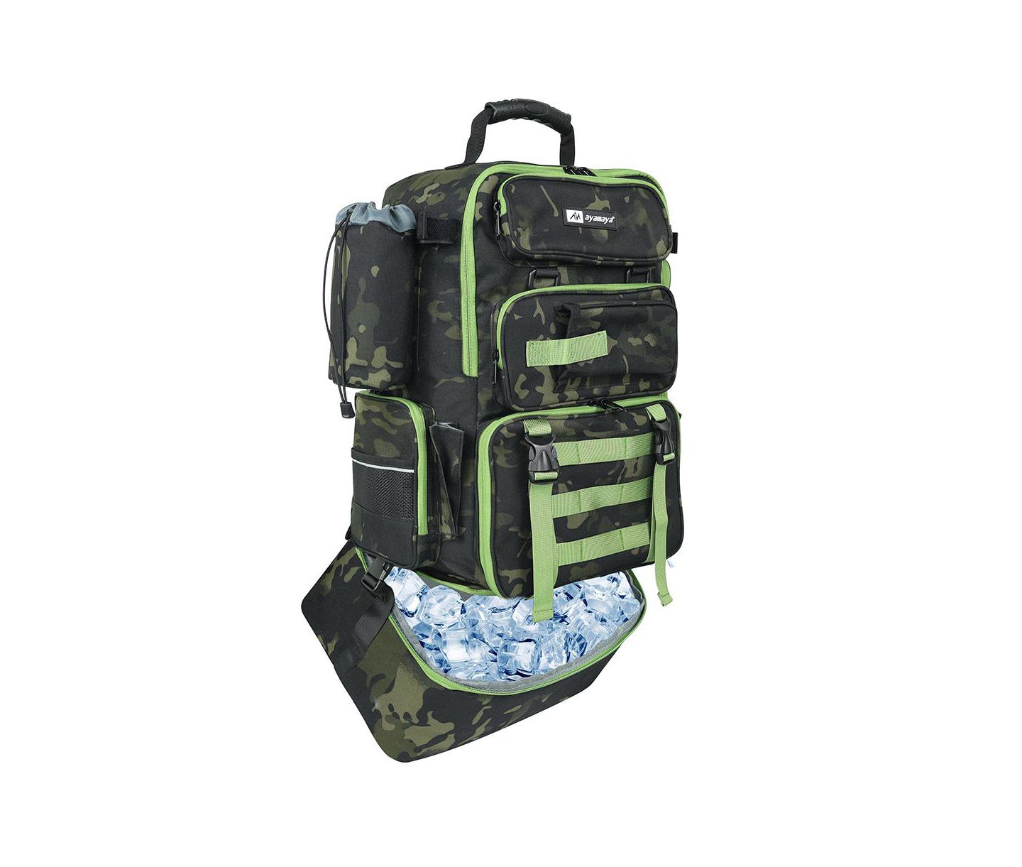Рюкзак Ayamaya TackleChill Pro 2-in-1 Fishing with Cooler – 45L Tackle Storage, Built for Organized Outdoor Getaways, цвет: Камуфляжный — фото 2