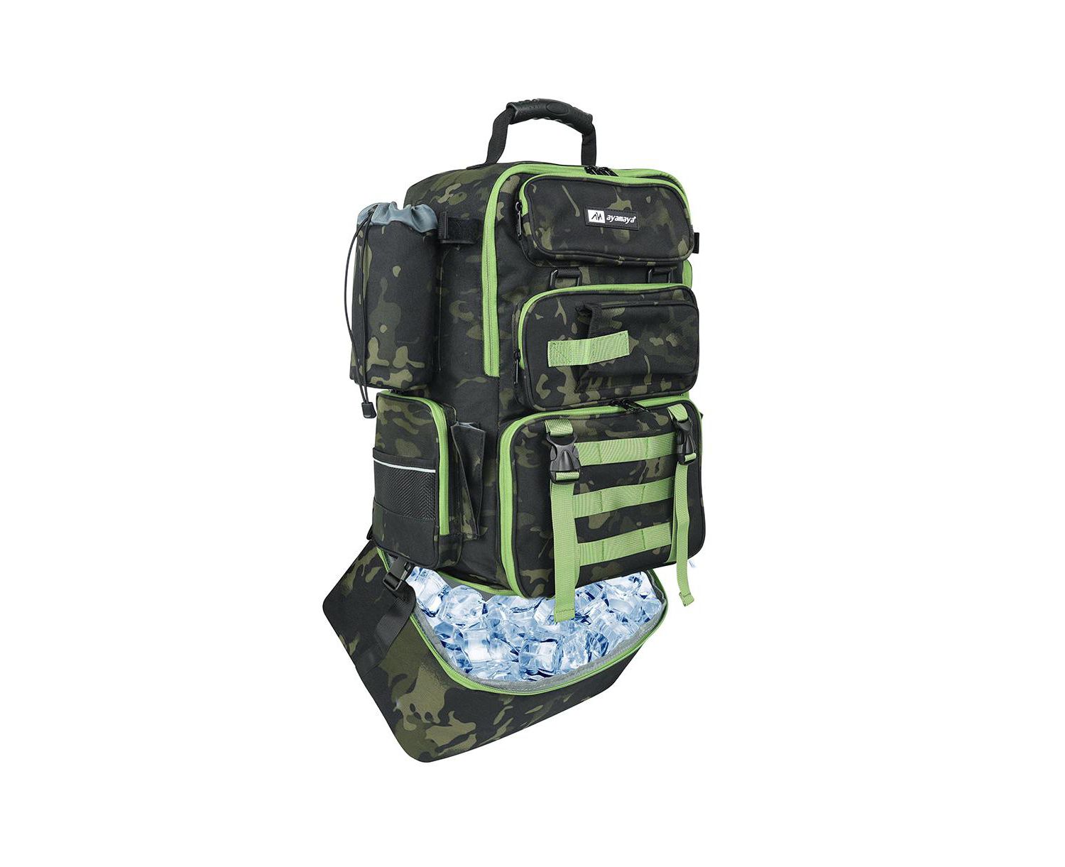 TackleChill Pro 2-in-1 Fishing Backpack with Cooler – 45L Tackle Storage, Built for Organized Outdoor Getaways