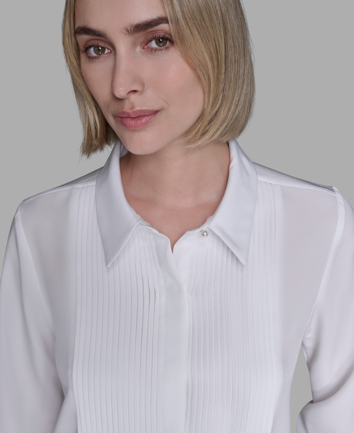 Karl Lagerfeld Paris Women's Long Sleeve Top