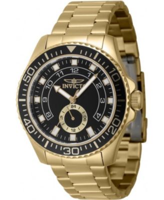 Invicta Men's 47131 Pro Diver Quartz Multifunction Black Dial Watch ...