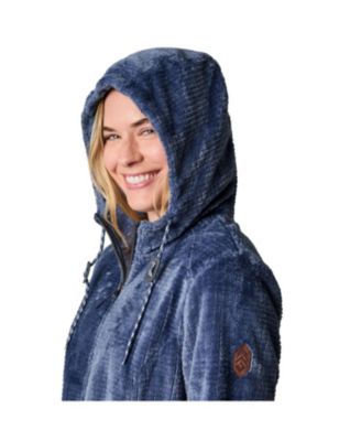 Women's Grid Butter Pile Anorak Jacket