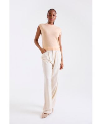 Women's Zarah Crew Neck 100% Cashmere Vest