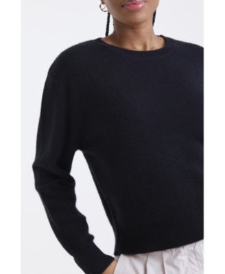 Women's Maila Long Sleeve 100% Cashmere Sweater
