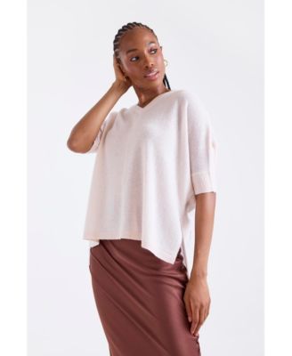 Women's Venetia Vee V-Neck 100% Cashmere Sweater