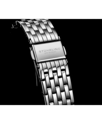 3944 Delphi Women s Automatic Skeleton Watch 38mm, Silver-tone, Crystal Bezel, Roman Numerals, Stainless Steel Bracelet