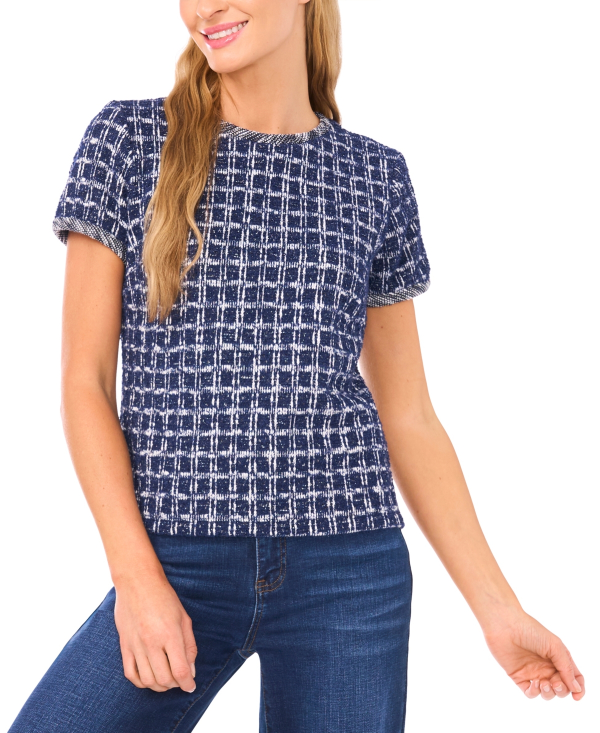 CeCe Women's Crewneck Short Sleeve Baby T-Shirt