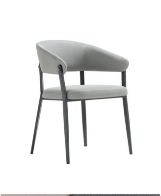 Belle Textured 22.9" Leatherette Upholstered Dining Chair