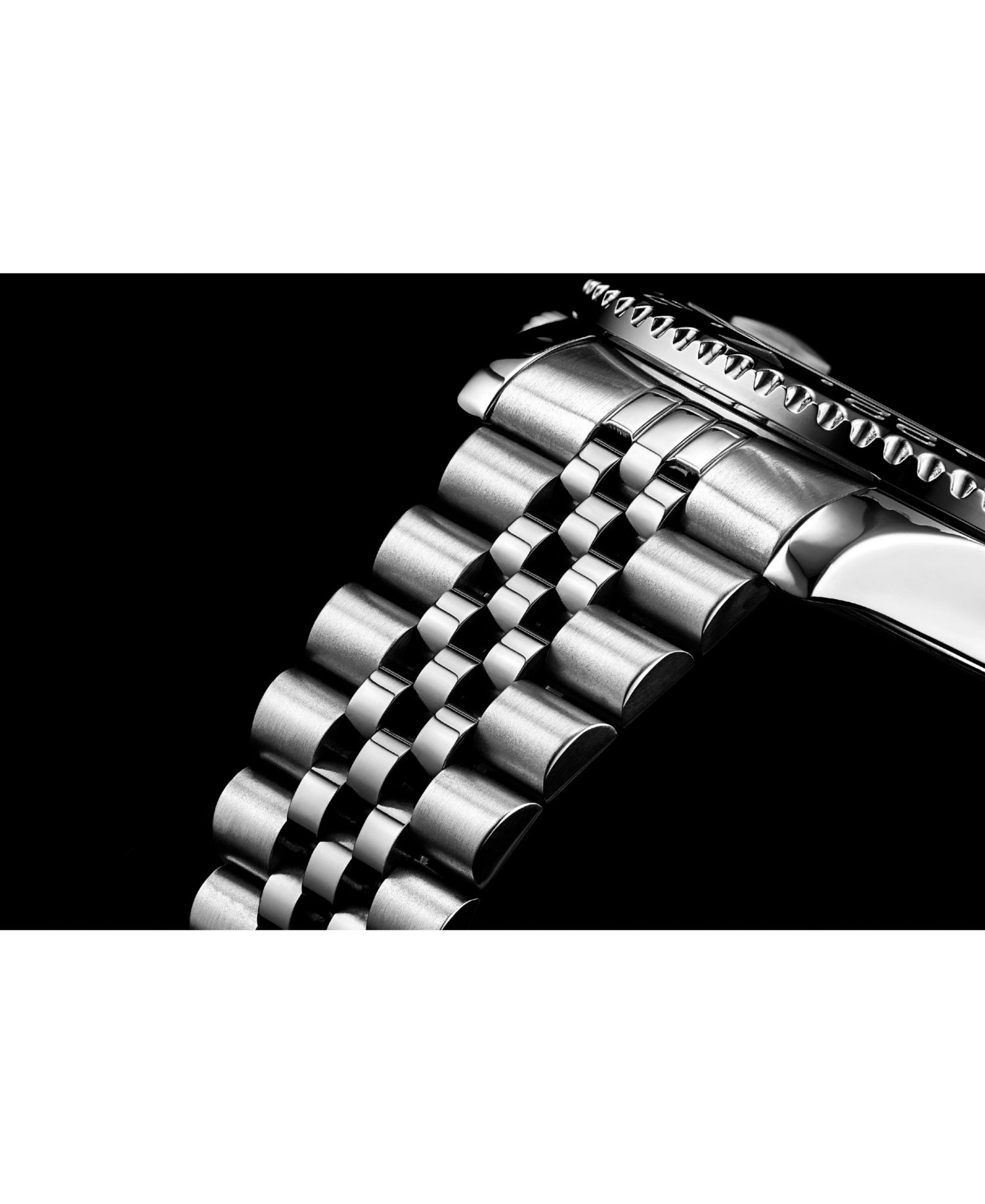 Meridian 3968 Men s GMT Diver Watch - Quartz Movement, 42mm Stainless Steel Case, Black Dial, Blue/Black Bezel