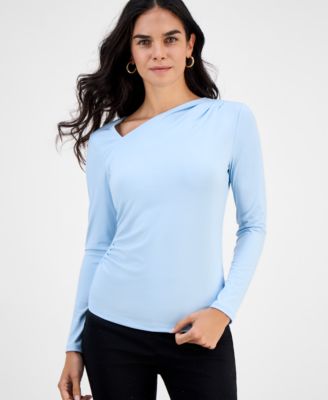 Petite Asymmetric Top, Macy's Exclusive