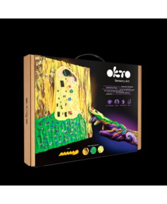 OKTO Sensory Art 3D Painting “The Kiss” – 11.8” x 15.7” Canvas Kit