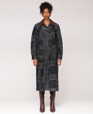 Women's Asymmetrical Utility Trench Coat