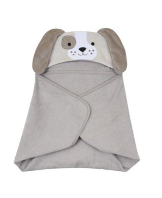 Baby Baby/Infant Luxury Cotton Terry Dog/Puppy Hooded Bath Towel