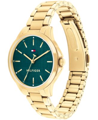 Women's Quartz Gold Tone Stainless Steel Bracelet Watch, 34mm