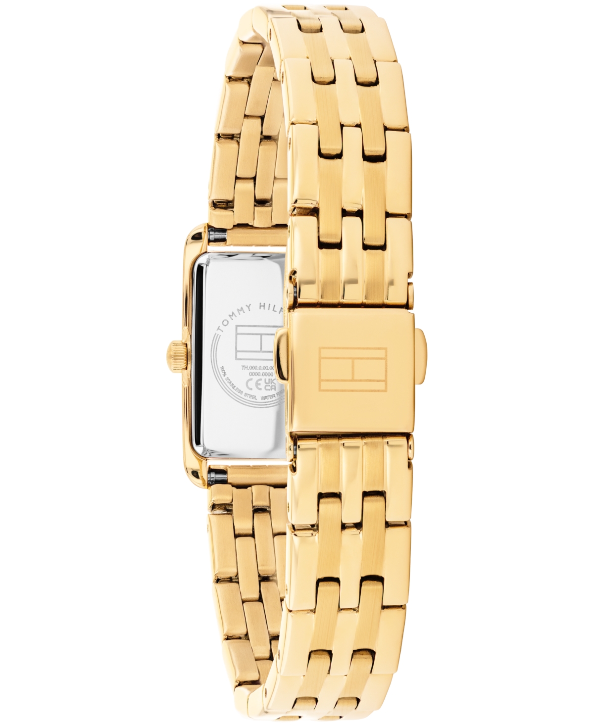 Tommy Hilfiger Women's Quartz Gold Tone Stainless Steel Bracelet Watch, 16mm In Gold