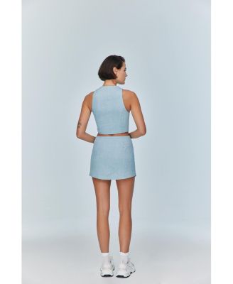 Women's Marvel Denim Mini Skirt - Light Wash