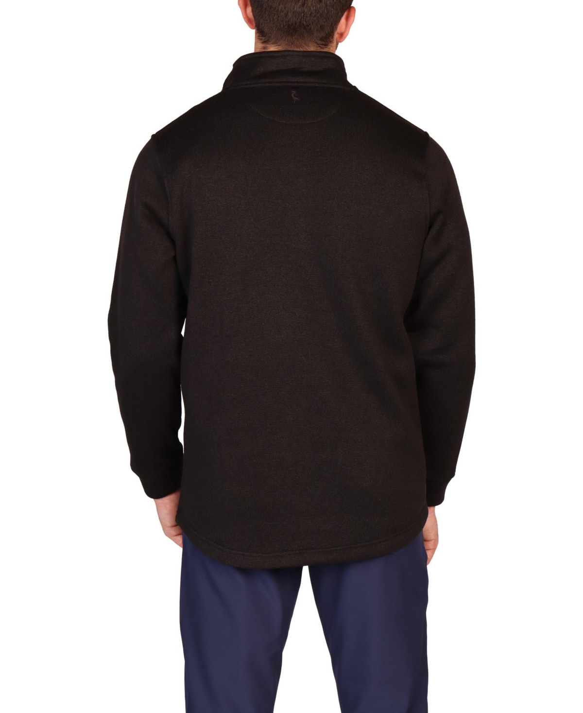 Tailorbyrd Men's Sweater Knit Snap Placket Pullover