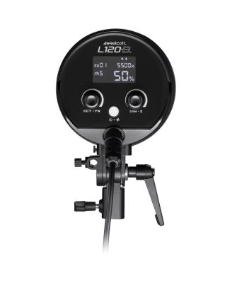 L120-B 120W Bi-Color COB LED Light, Black