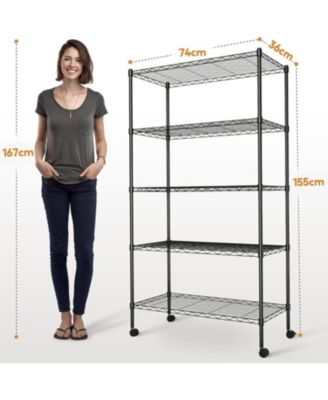 Simple Deluxe Heavy Duty 5-Shelf Shelving Unit