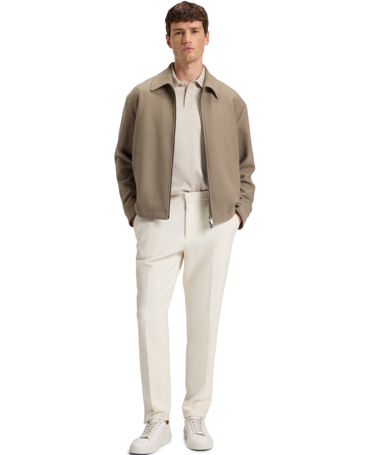 Boss by Hugo Men's Mercerized-Cotton Polo Shirt