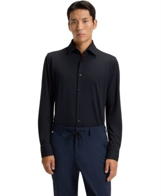 Hugo Boss - BOSS by  Men's Performance-Stretch Slim-Fit Dress Shirt