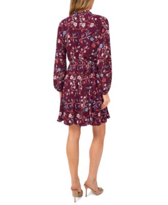 Women's Long Balloon Sleeve Dress