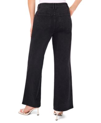 Women's Mid Rise Wide Leg Classic Jeans
