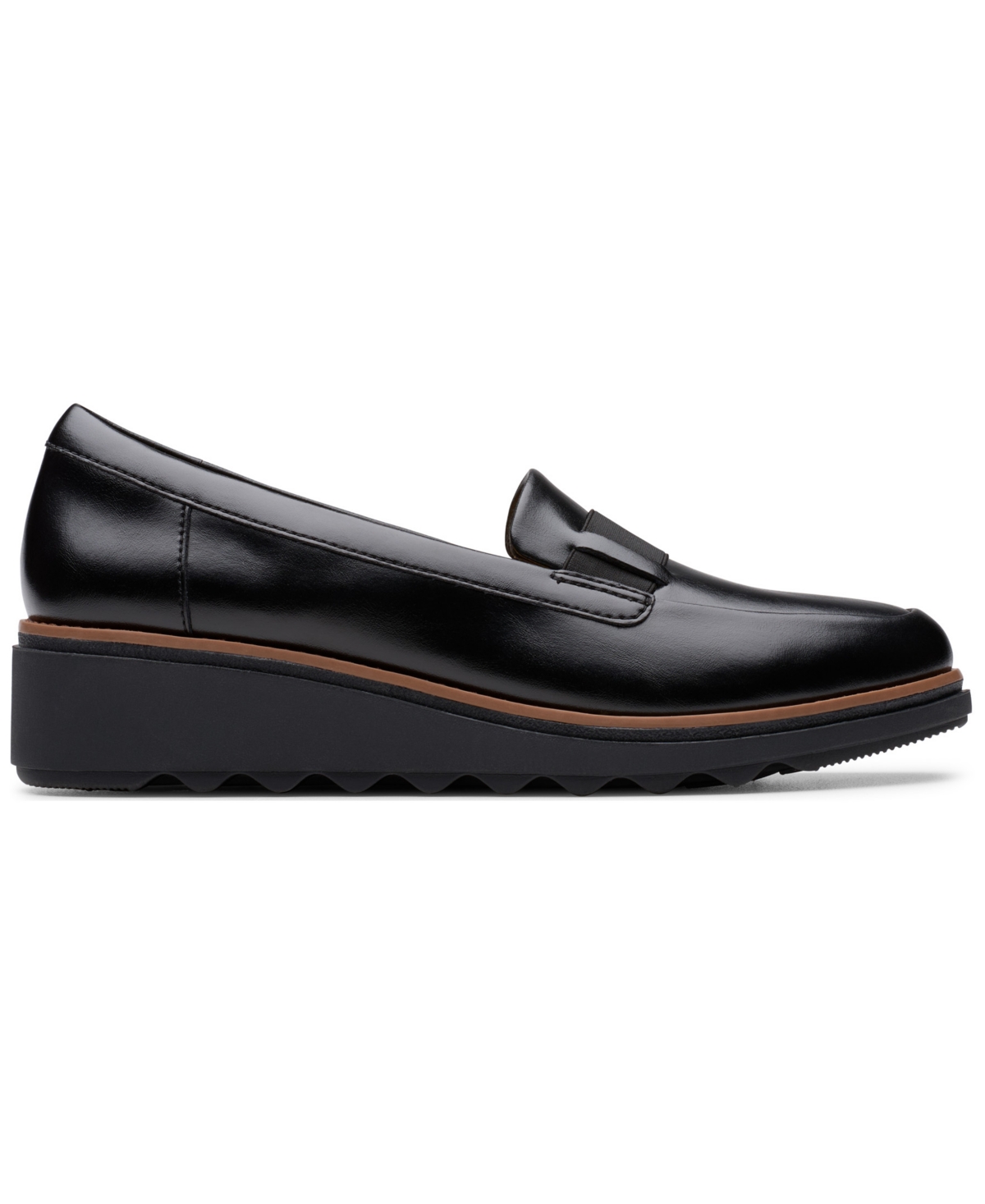 Clarks Collection Women's Sharon Pace Slip On Shoes In Black