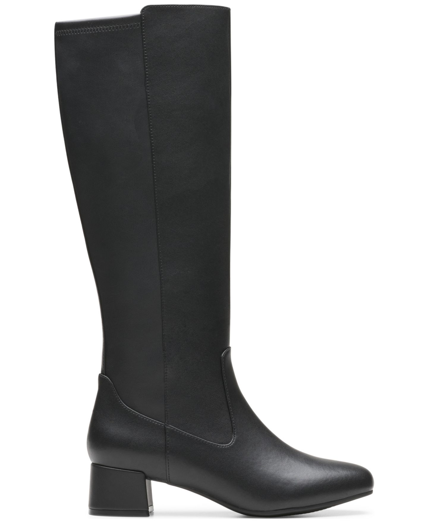 Женские ботинки Clarks Collection Iridessa Glow Block Heel, цвет: Чёрный кожаный — фото 3