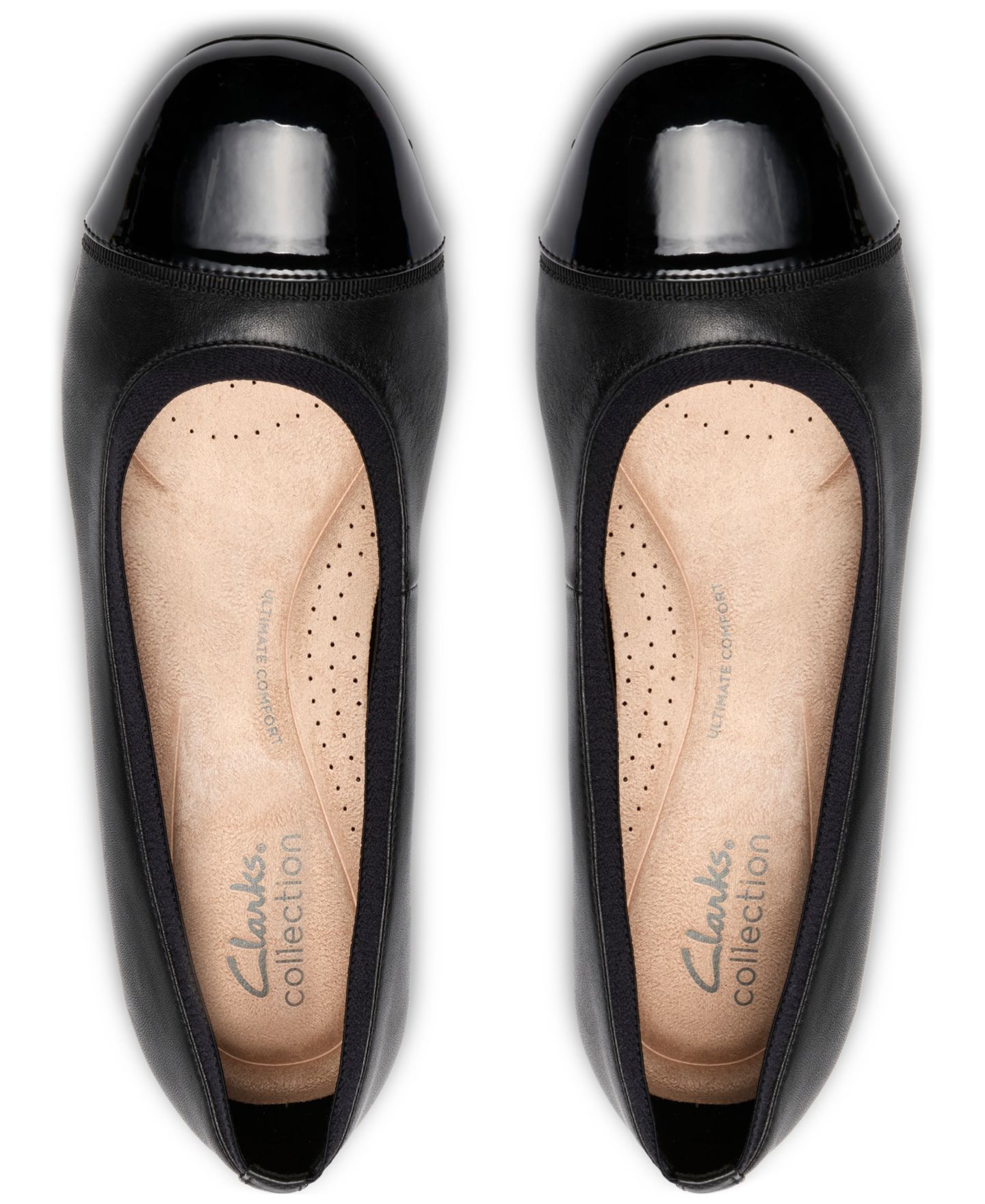 Женские туфли Clarks Collection Marilyn Day Slip On Pumps, цвет: Чёрный кожаный — фото 4