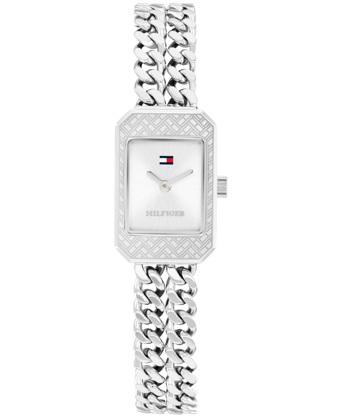 Tommy Hilfiger Women's Quartz Silver Tone Stainless Steel Bracelet Watch, 16mm In Metallic