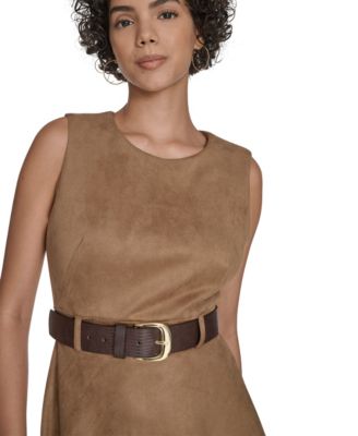 Women's Belted Midi Dress