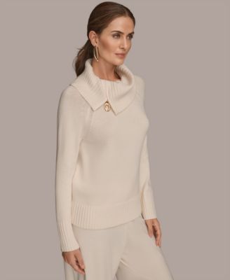 Women's Zip Neck Sweater