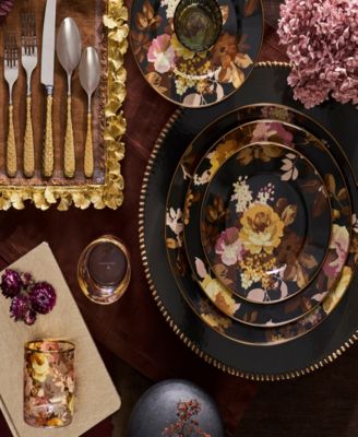 Wild Rose Tumbler Glasses, Set of 4