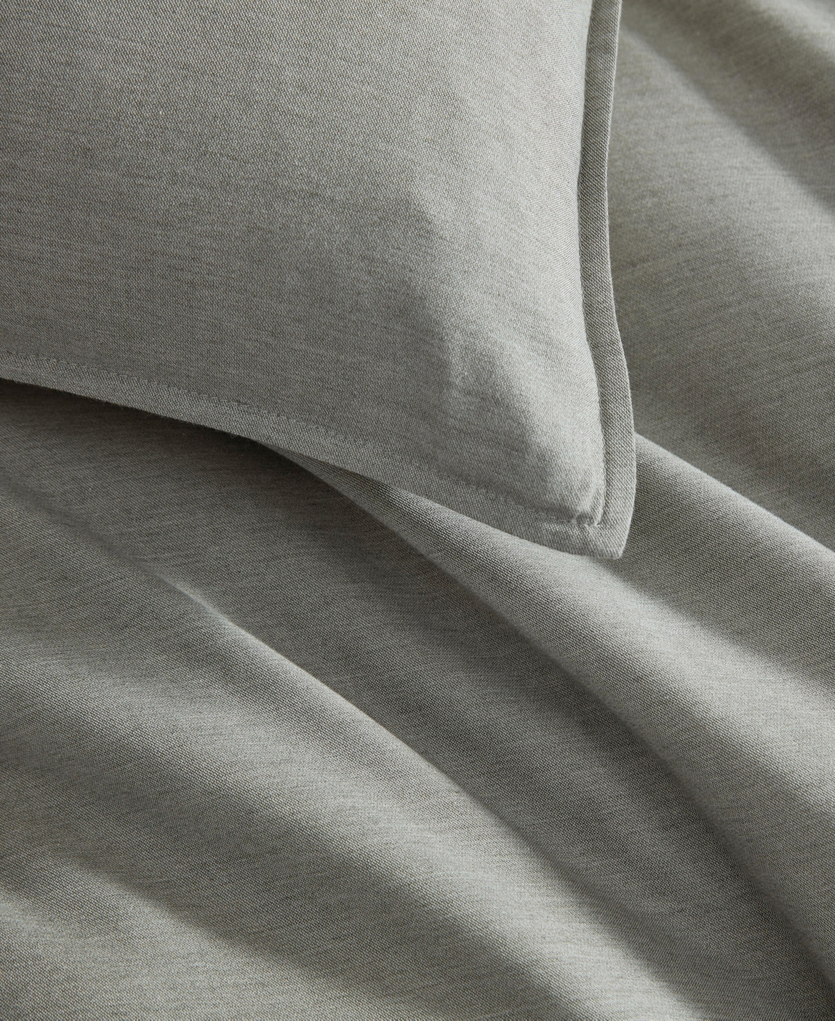 Calvin Klein Contrast Weave Rekoop Sateen 3-pc. Duvet Cover Set, Queen In Gray