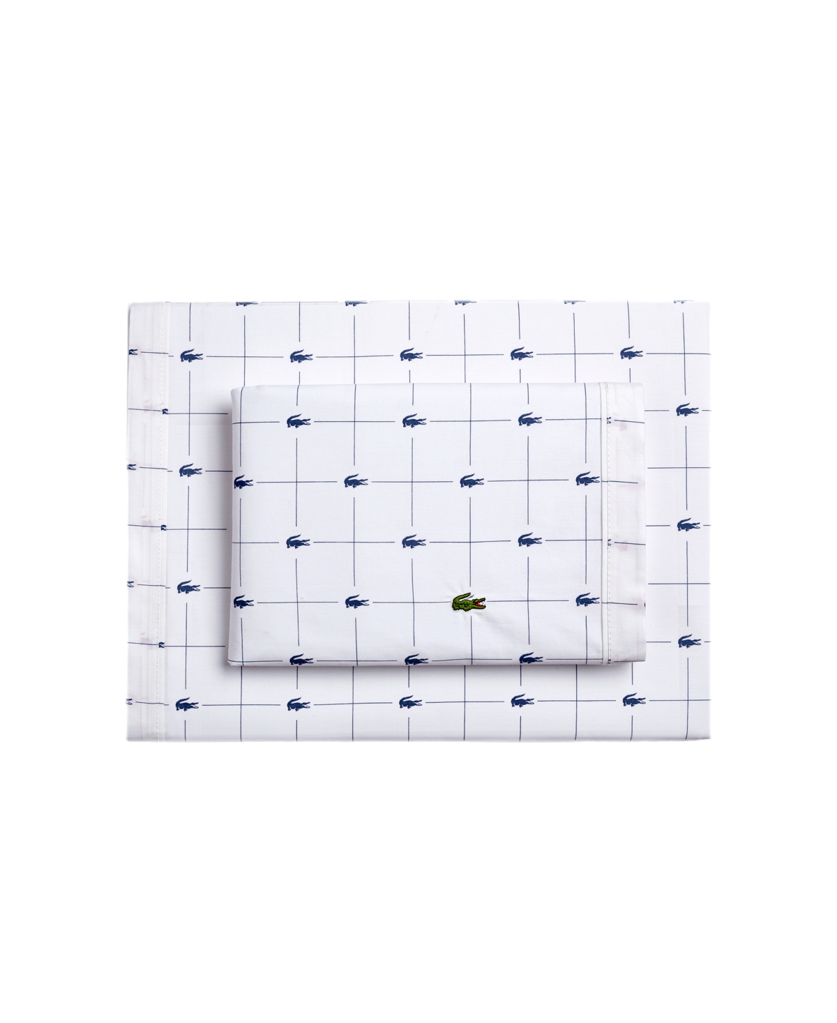 Lacoste Slice 200-Thread Count Cotton -Pc. Sheet Set