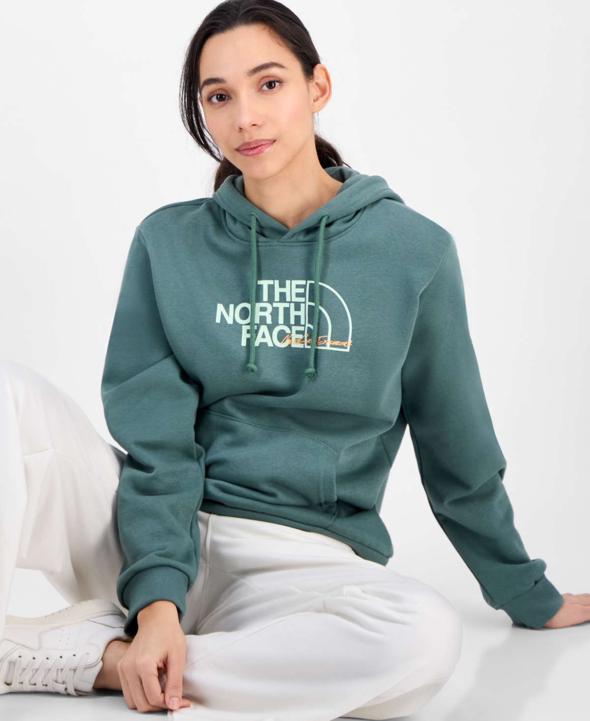 The North Face Women's Evolution Jumbo Dome Hoodie In Green